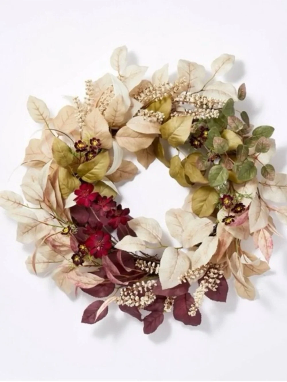 NEW Threshold Studio McGee 26” Mixed Color Leaf Wreath